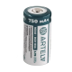 Аккумуляторные батареи RCR123 ARTELV 3.7V Li-Ion 750 mAh