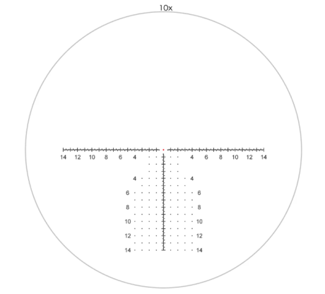 Оптический прицел ARTELV CRS (b) 1-10x28 FFP, 34 mm, с подсветкой