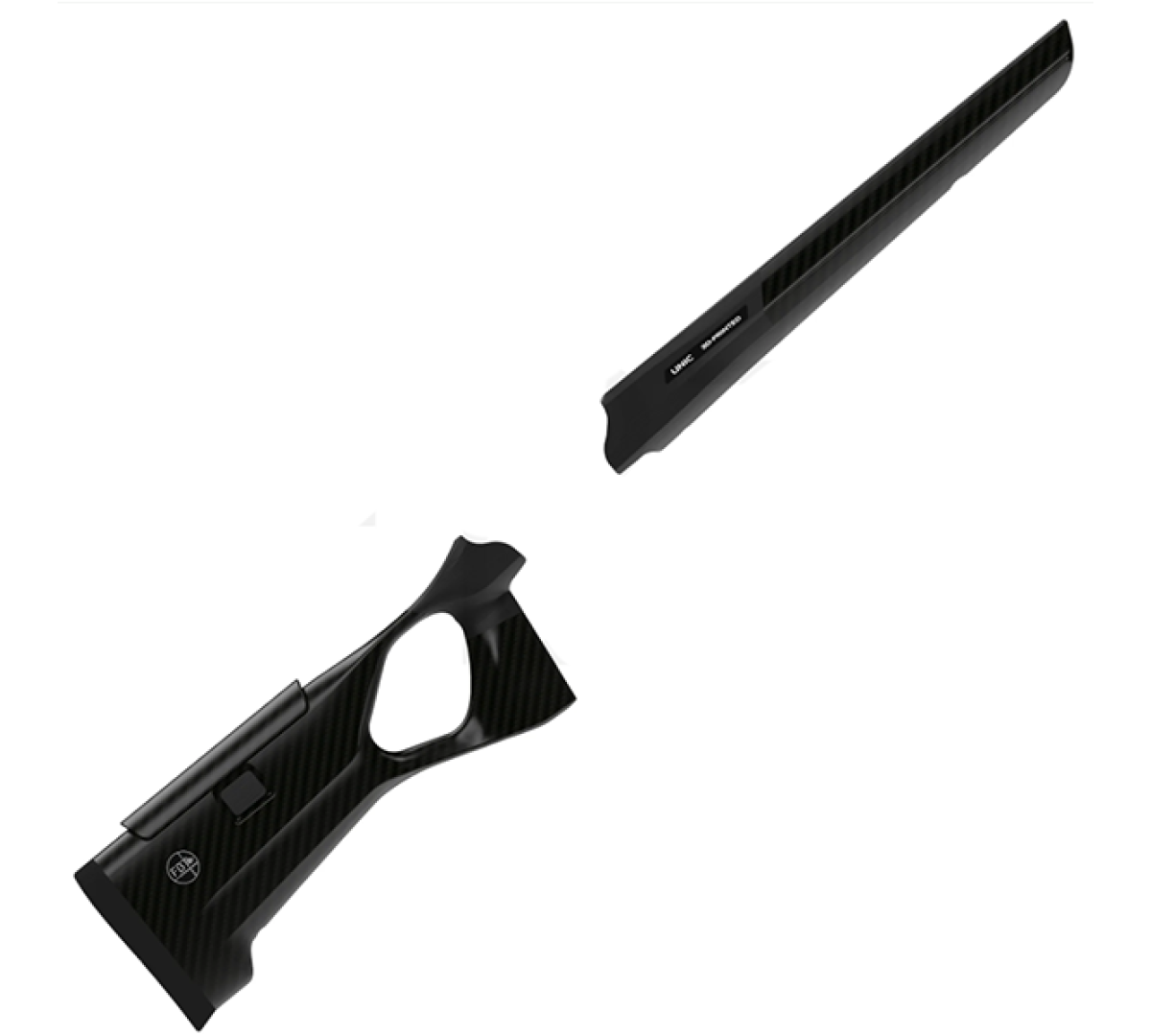 Ложе карбоновое FBT UNIC из двух частей - для Blaser R8 Professional SW - антабка QD