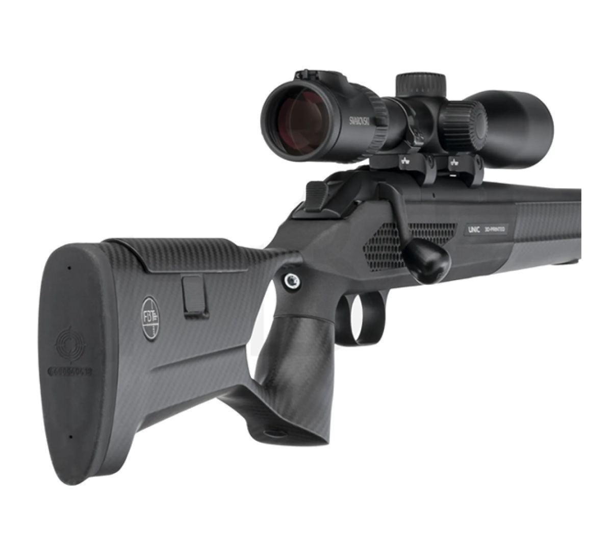 Ложе карбоновое FBT UNIC - для Blaser R93 Professional ST - с биподом Spartan Javelin - антабка QD