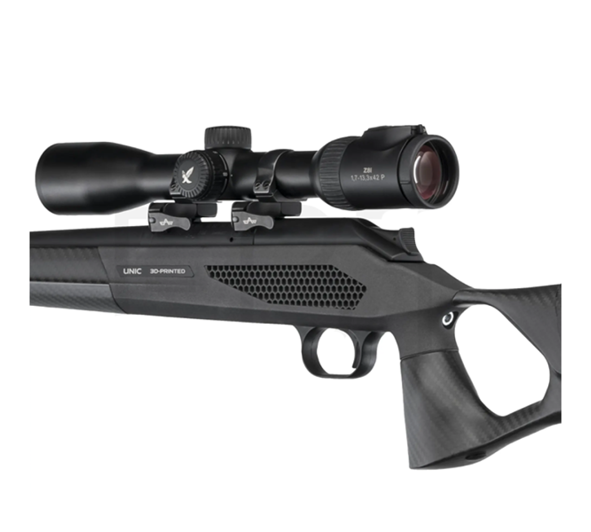 Ложе карбоновое FBT UNIC - для Blaser R93 Professional ST - с биподом Spartan Javelin - антабка QD