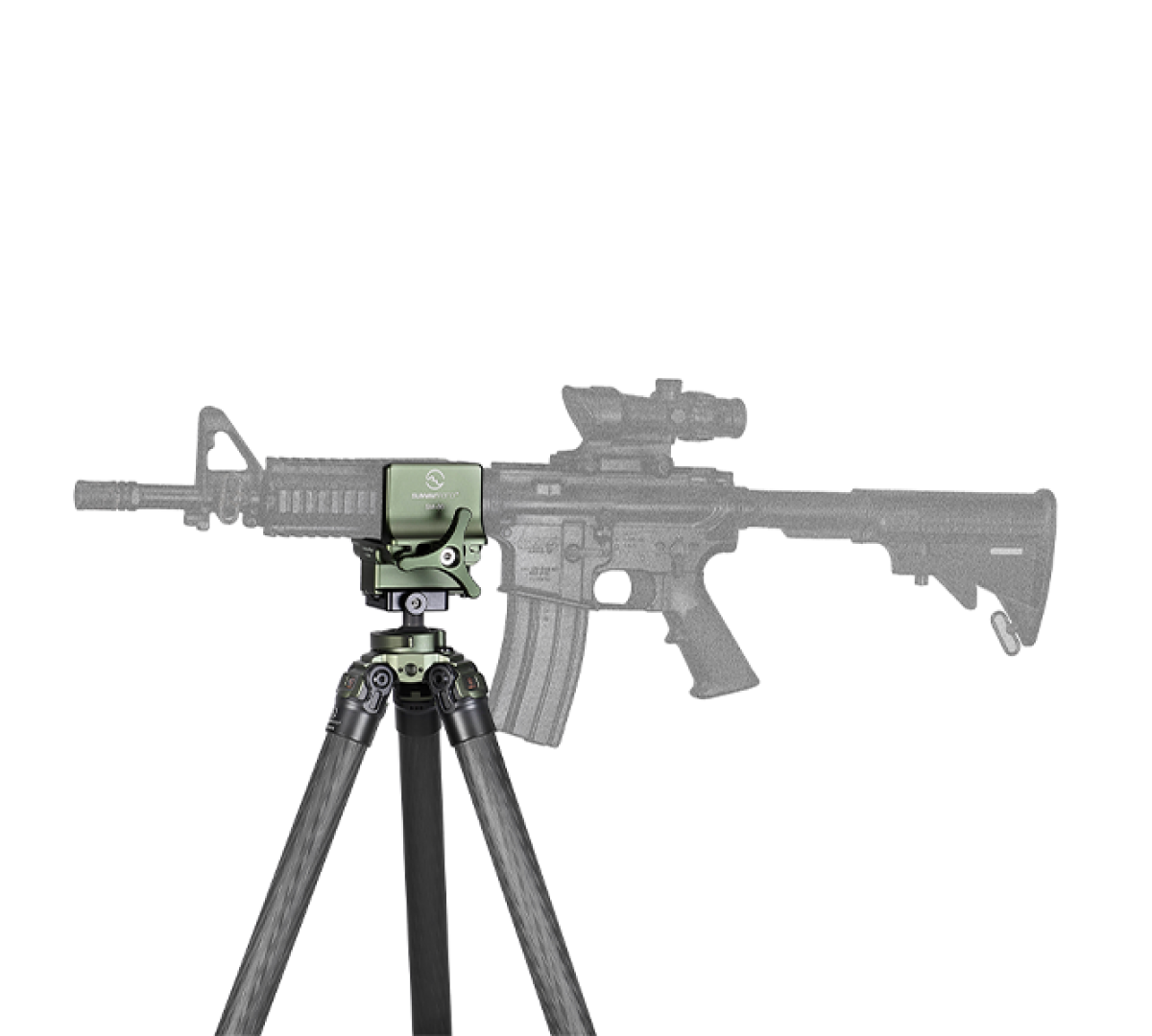 Штатив Sunwayfoto T4020CSLI-D Carbon с зажимом SM-86 под ложе