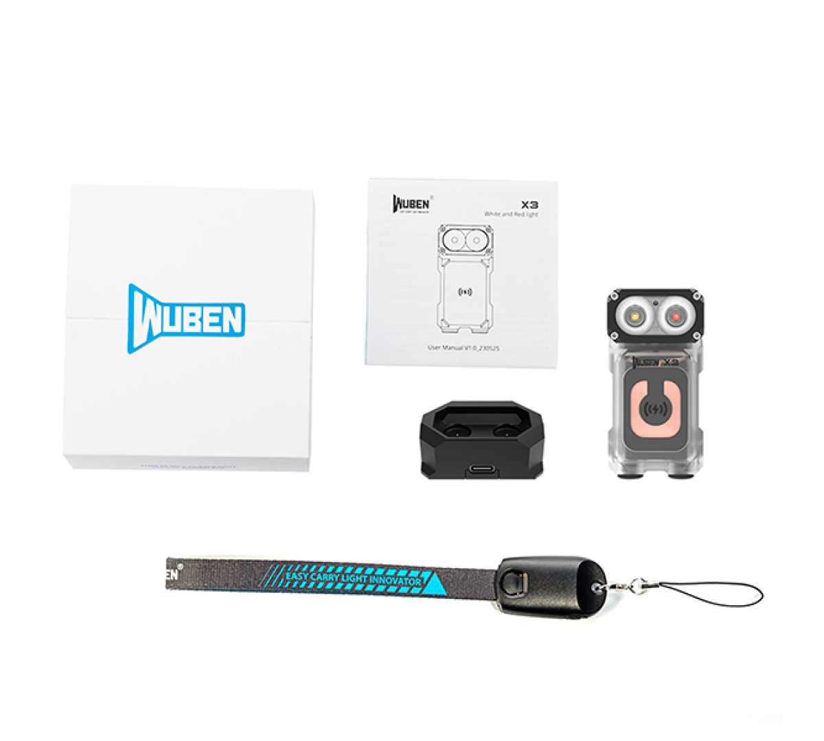 Фонарь Wuben X3 White Pro