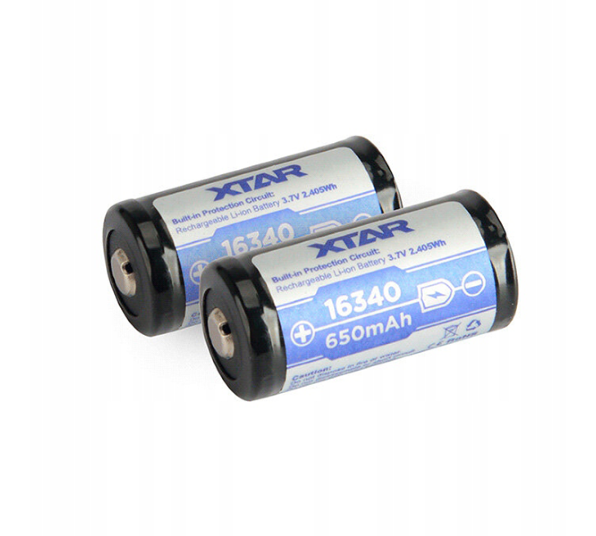 Аккумуляторная батарея XTAR 16340 650 mAh