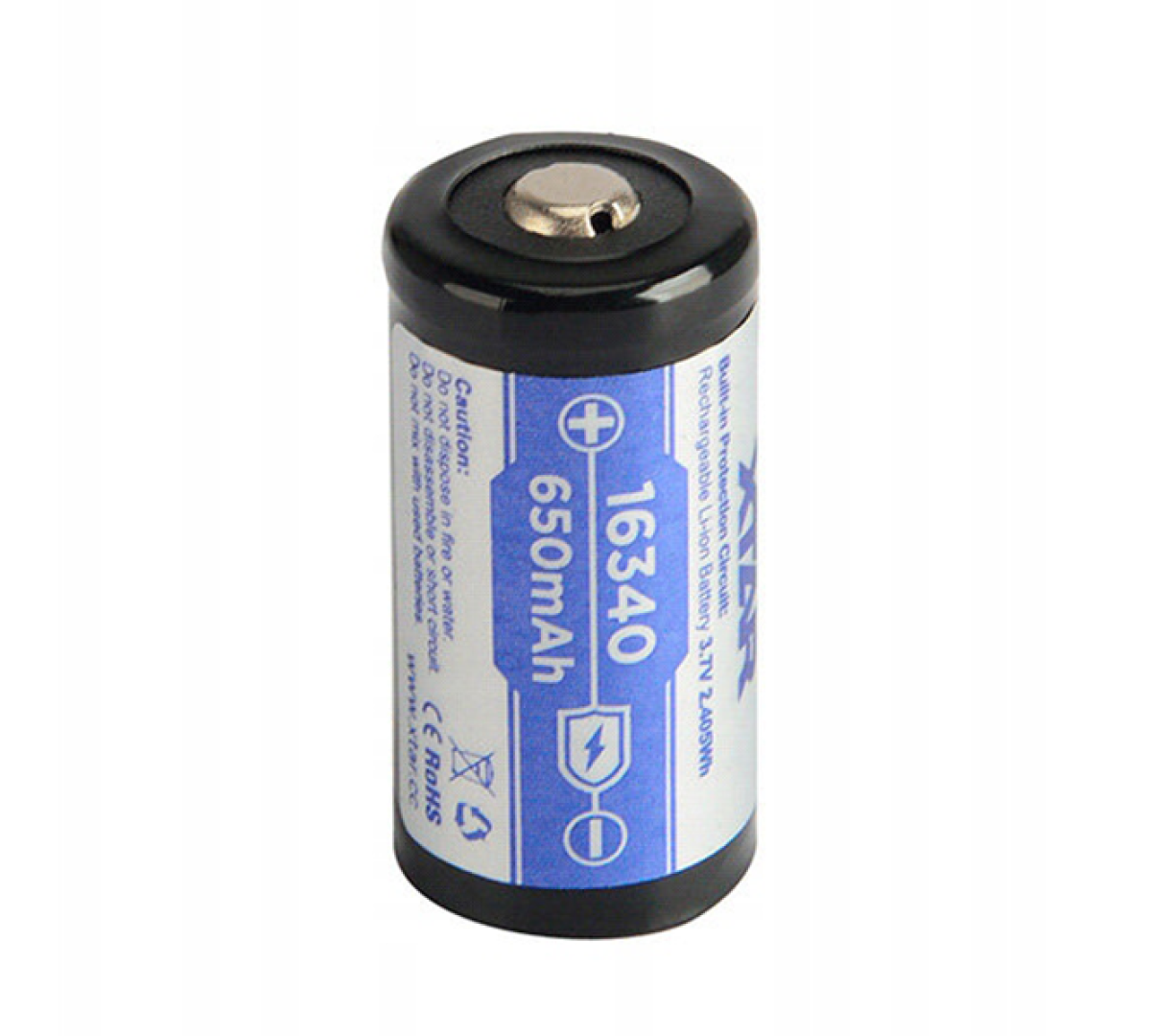 Аккумуляторная батарея XTAR 16340 650 mAh