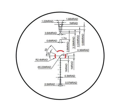 Оптический прицел ARKON Model A 1-8x24