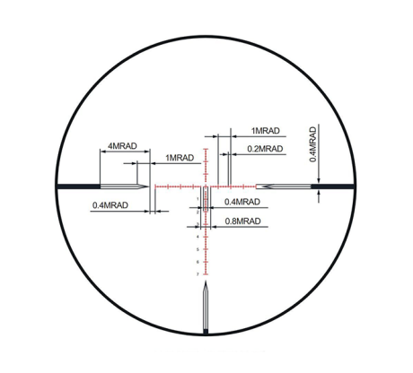 Оптический прицел ARKON Model A 3-18x50