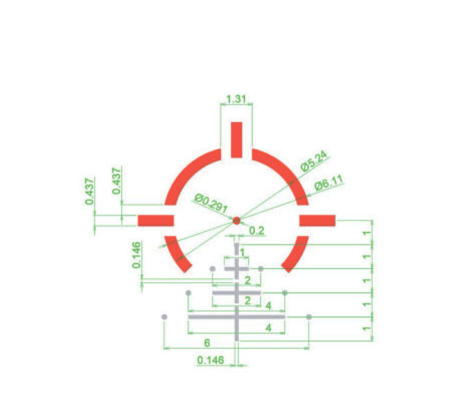 Призматический прицел ARKON Prizm 3x18