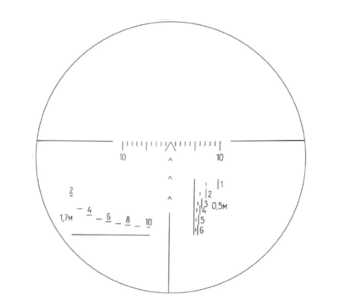 Оптический прицел ПОСП (POSP) 8x42