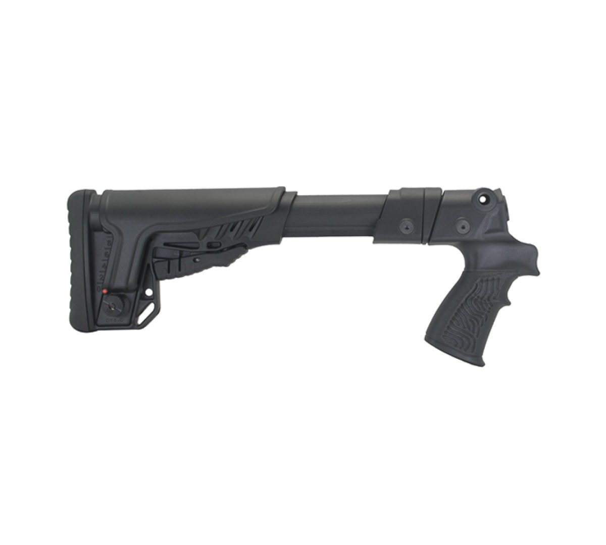 Телескопический складной приклад на Mossberg 500, -590, Maverick 88 с регулируемым подщечником