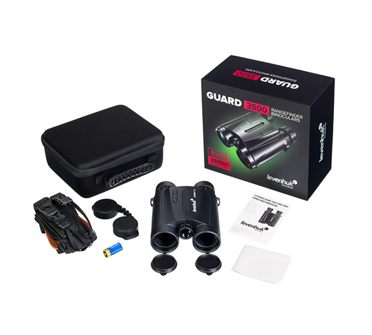 Бинокль с дальномером Levenhuk Guard 3500