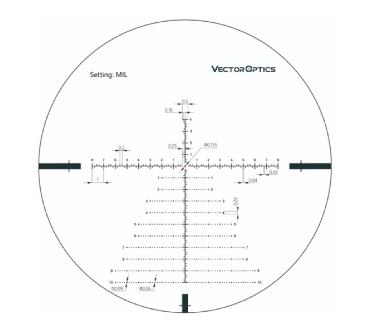 Оптический прицел Vector Optics Continental x6 4-24x56 VCT-34