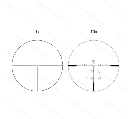 Оптический прицел Vector Optics Continental x10 1-10x28 ED FFP VET-CTR