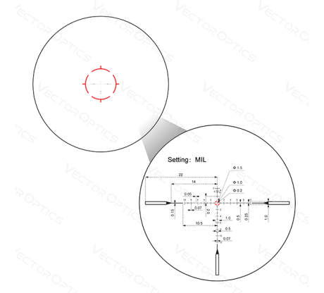 Оптический прицел Vector Optics Continental x10 1-10x28 ED FFP VET-RAR