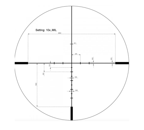 Оптический прицел Vector Optics Continental X10 1-10х24I ED FIBER