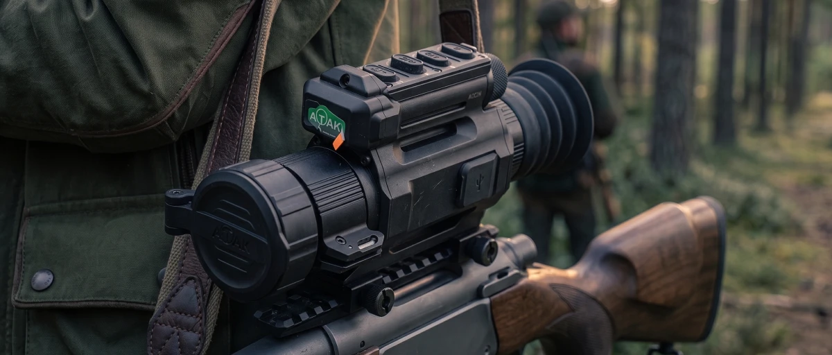 Охота с тепловизионным прицелом ATAK OT22-25