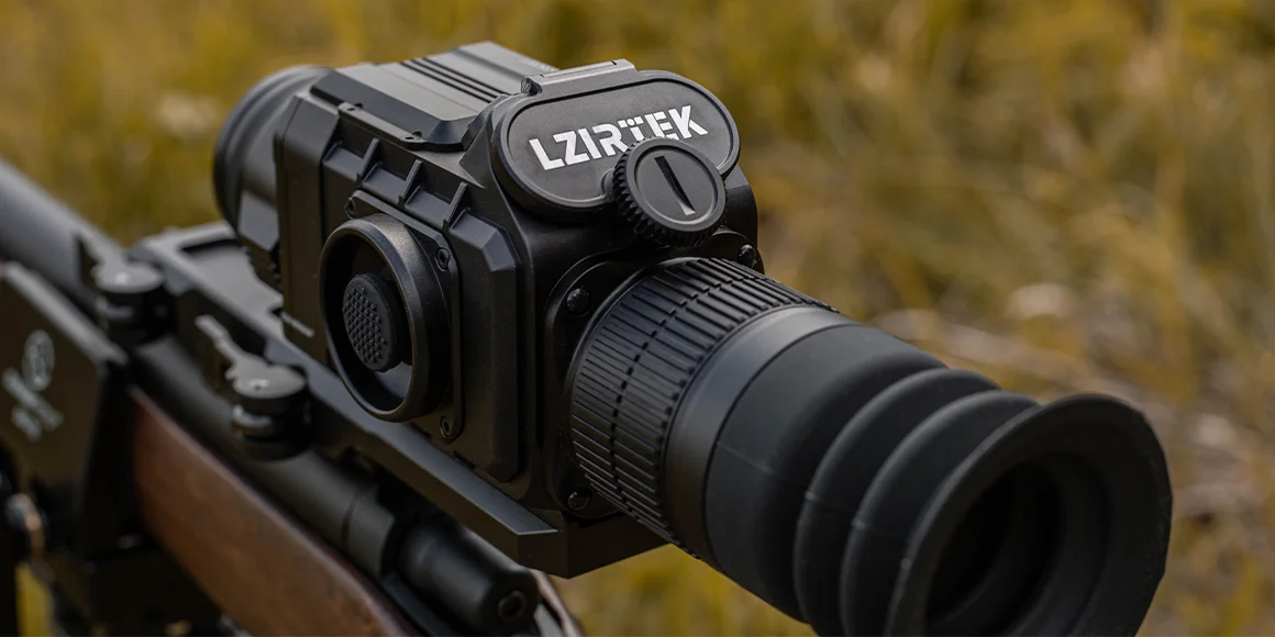 Тепловизионный прицел на карабине Lzirtek Perun 635